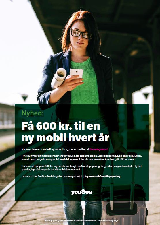 Foreningsweb.dk - Ny fordel YouSee Mobil